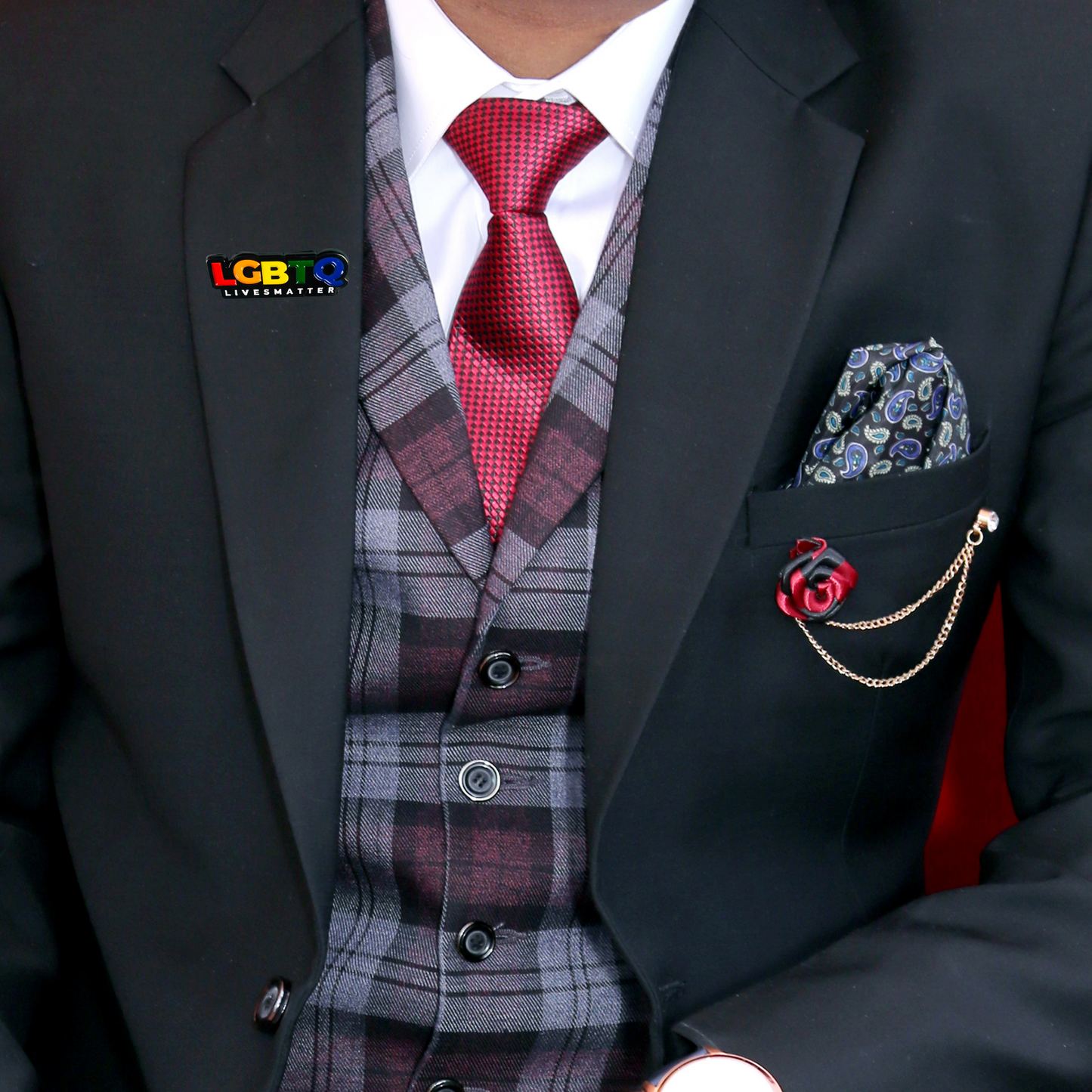 Épinglette LGBTQ Lives Matter