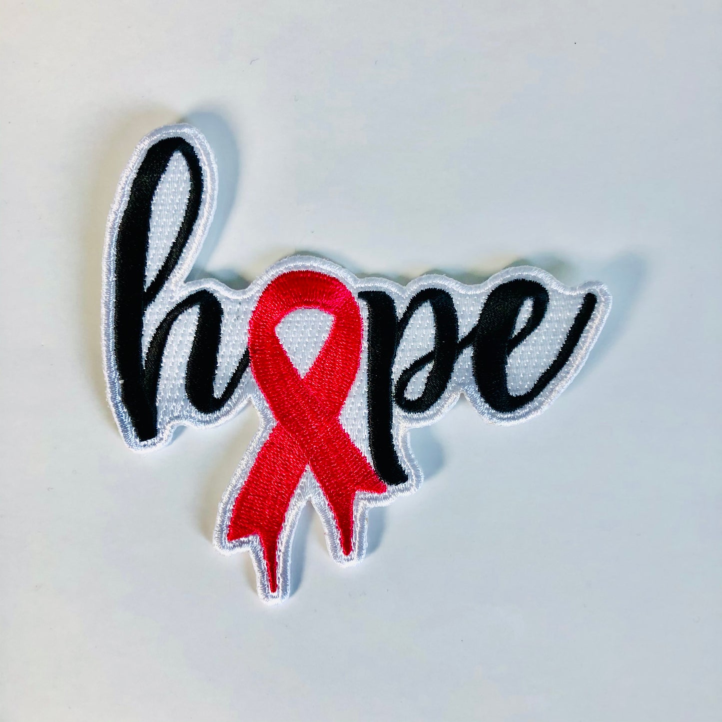 Patch de ruban rose de sensibilisation au cancer du sein Hope