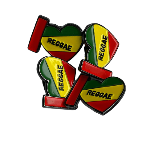 J'aime l'épinglette Reggae