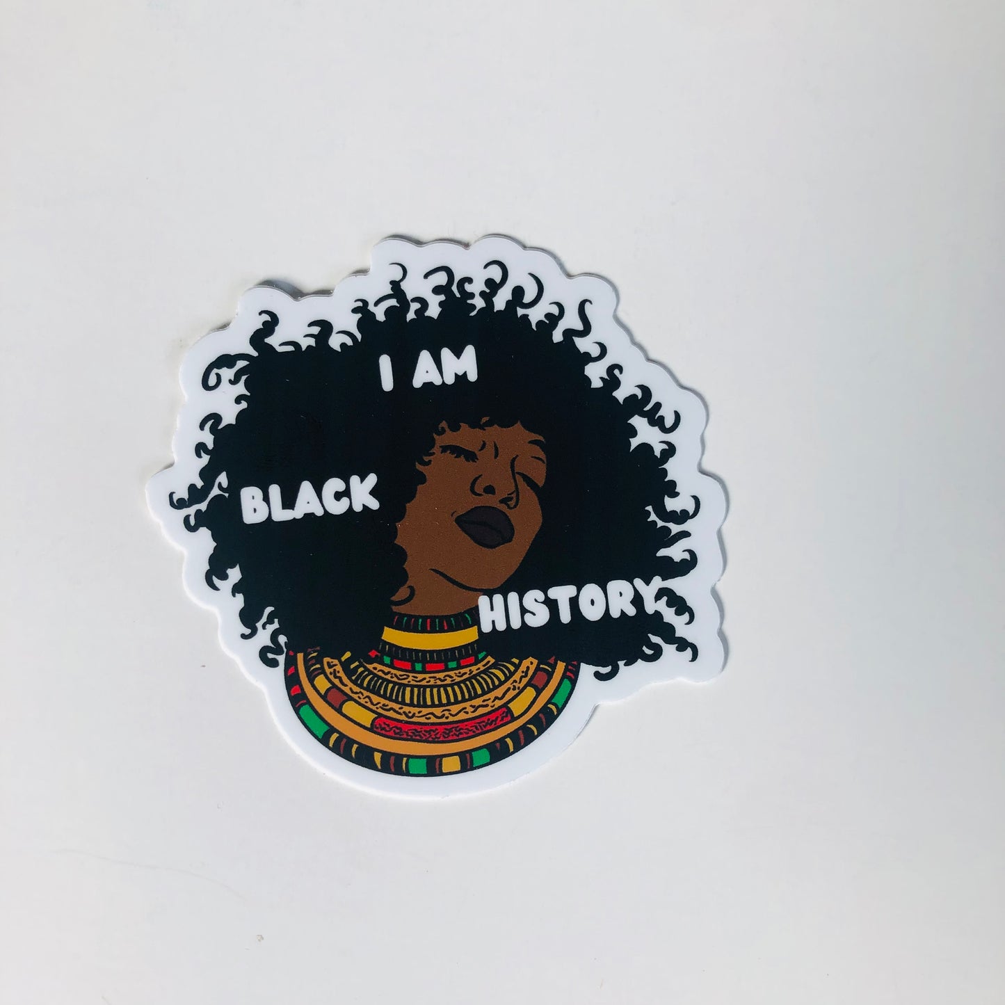 AUTOCOLLANT JE SUIS HISTOIRE NOIRE