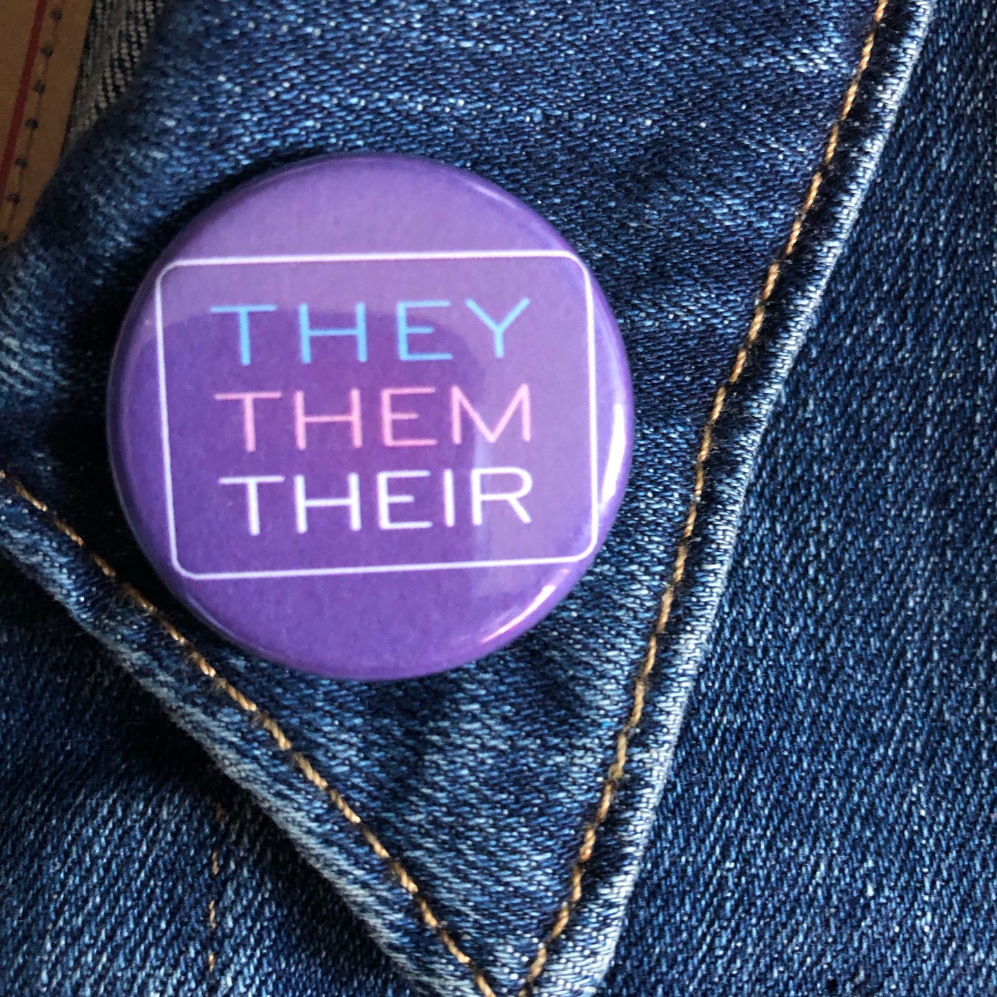 Boutons Pinback triple pronom