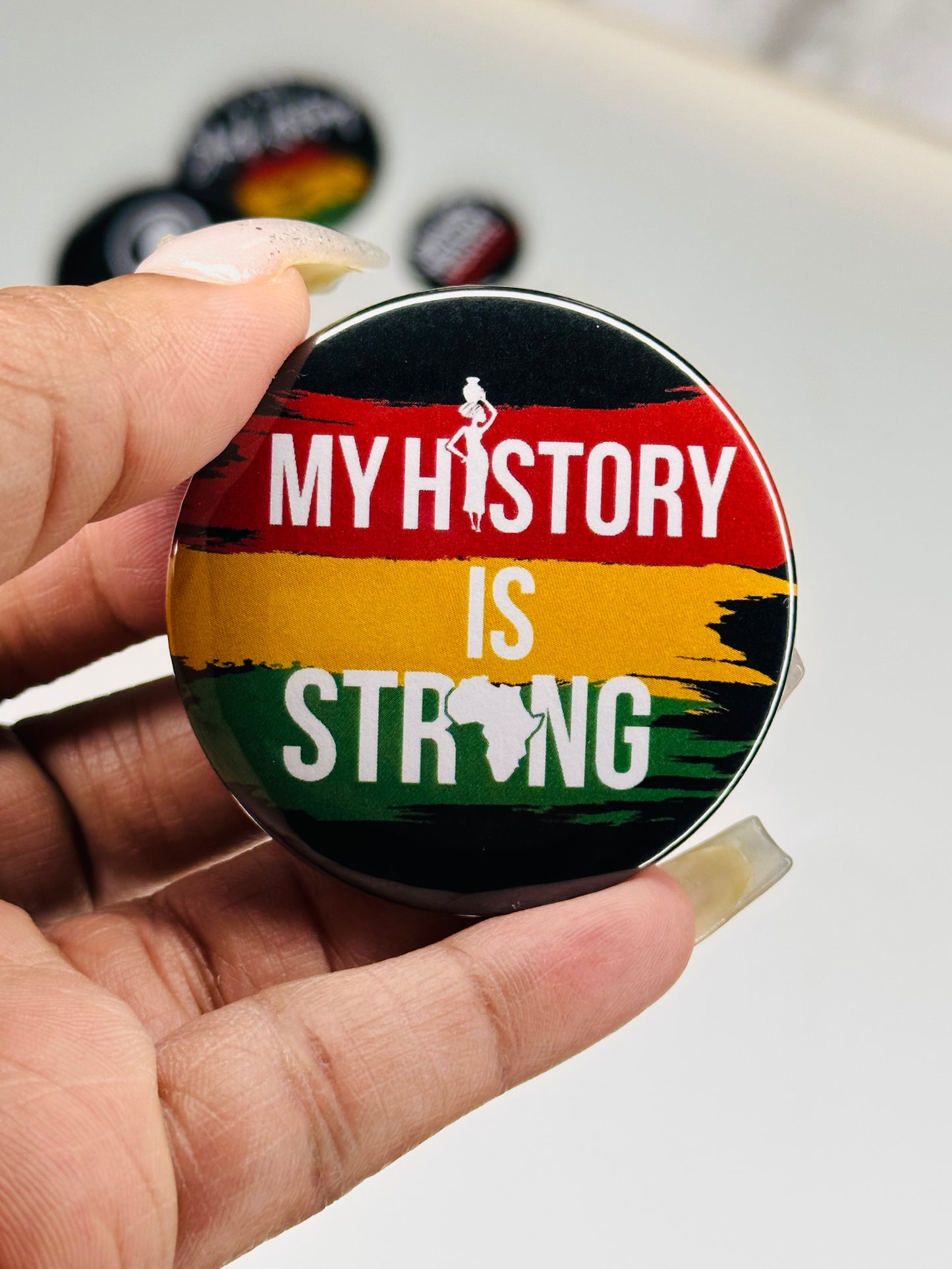 Boutons Pinback sur le thème de l’histoire des Noirs