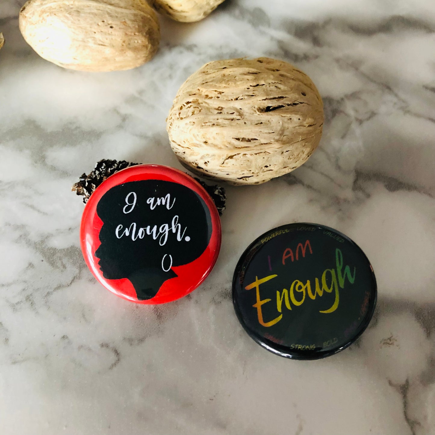 I Am Enough 1.25” Pinback Button