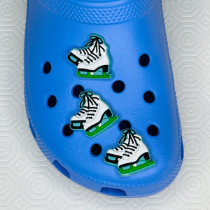Ice Skate Croc Charm