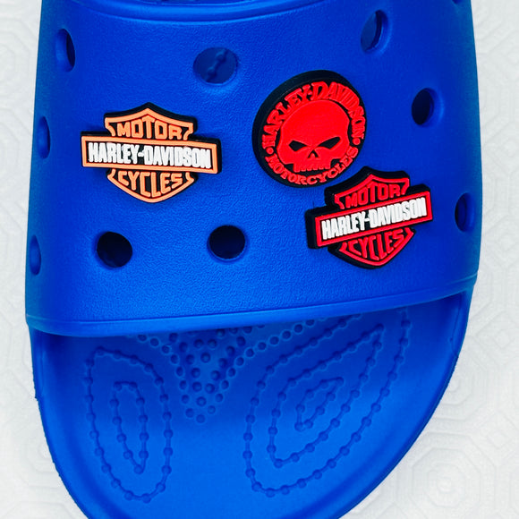 HD Motorcycle Croc Clog Charm