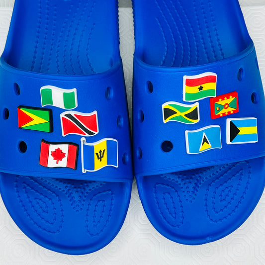 Caraïbes Antilles Ghana Nigeria Drapeaux Croc Charms