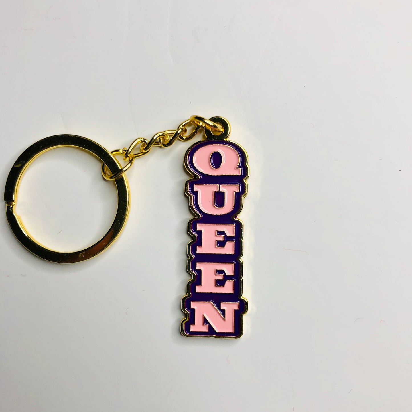 Porte-clés en émail doux Queen