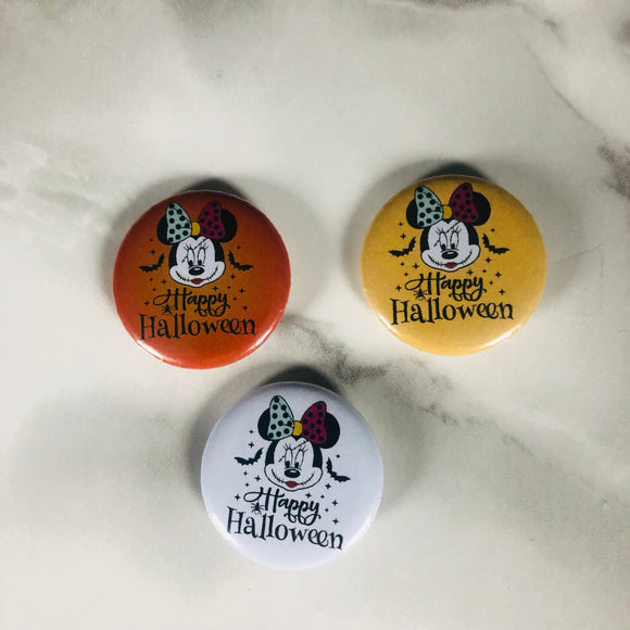 Minnie Halloween Pin Button