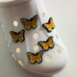 Small Butterfly Shoe Charms