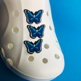 Small Butterfly Shoe Charms