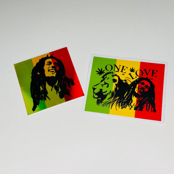 One Love Marley Reggae Sticker
