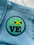 Love Jamaica Flag Patch