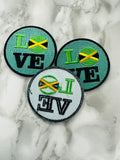 Love Jamaica Flag Patch