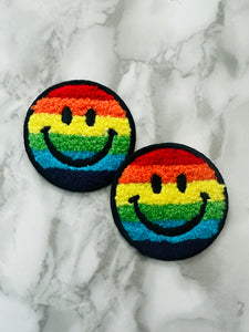 Smiley Emoji Chenille Patch