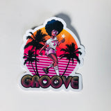 Retro Roller Skate Sticker
